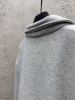 MIUMIU embroidered label zipper hoodie - Image 9