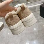 Chanel original suede lettering casual lady shoes - Image 10