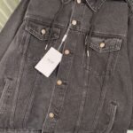 Celine 1:1 hooded sweatshirt denim fashion jacket - Image 8