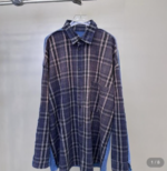 Balenciaga new casual shirt with classic embroidered label, unisex. - Image 2