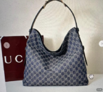 GUCCI premium quality blue canvas bag, 1:1 quality Size: 40x36x12cm - Image 2