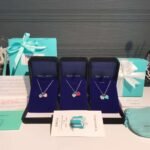 Tiffany heart-shaped necklace in three colors