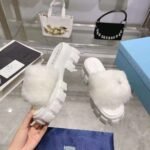 PRADA Advanced otter rabbit fur slippers - Image 8