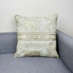 DIOR 50x50cm embroidered pillow Premium gift box packaging - Image 3