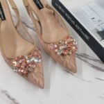 DG lace sandal with diamond buckle - Image 20