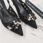 DG lace sandal with diamond buckle - Image 5