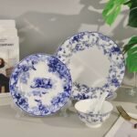 Dior wild charm Jouy Tiger series bone china plates and tableware - Image 4