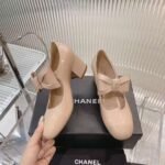 Chanel’s new early spring bow Mary Jane shoes Calf patent leather material - Image 6