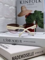 miumiu New Frameless Sunglasses Women Retro Sunglasses 1：1 Premium - Image 7