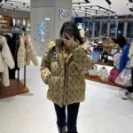 MLB old flower full print hooded down jacket NY casual men and women couples same style - Image 5