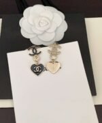 Chanel heart earrings - Image 2