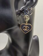 Chanel heart earrings - Image 5