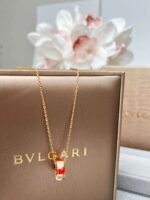 Bulgari diamond snake bone mother-of-pearl necklace Premium - Image 7