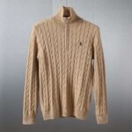 Ralph Lauren classic warhorse small logo embroidery high collar pullover half zip knitted sweater sweater - Image 10