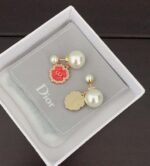 DIOR Pearl Earrings CD Earrings Premium Edition - Image 5