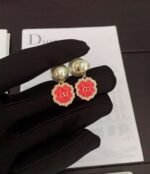 DIOR Pearl Earrings CD Earrings Premium Edition - Image 4