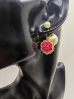 DIOR Pearl Earrings CD Earrings Premium Edition - Image 3