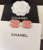 Chanel new pink earrings high-end version - Image 6