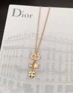 DIOR Four Leaf Clover Necklace Premium - Image 3