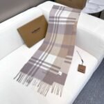 Burberry Cashmere scarf premium version 30x180cm - Image 8