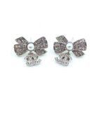 Chanel Mini Bow Earrings - Image 6
