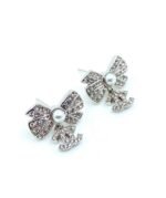 Chanel Mini Bow Earrings - Image 4