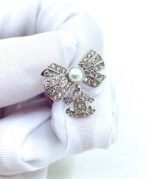 Chanel Mini Bow Earrings - Image 2