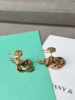 Tiffany Woven series key earrings Premium 1:1 - Image 4
