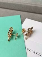 Tiffany Woven series key earrings Premium 1:1 - Image 3