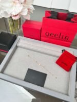 QeeLin V Gold Kirin Pink Opal Bracelet - Image 6