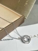 BVLGARI The latest hollow diamond necklace high-end version - Image 7