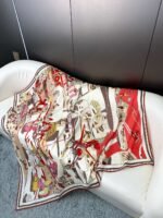 Hermès cashmere square scarf, high-end version 135x135cm - Image 5