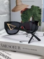 PRADA European and American high-end women’s square frame sunglasses - Image 7