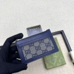 GUCCI Streamline Card Holder Premium 1.5×7.5×1.5cm