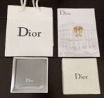 DIOR CD full diamond heart earrings - Image 5