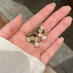 Chanel Classic Stud Earrings - Image 5