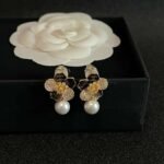 Chanel Classic Stud Earrings - Image 3