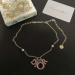 DIOR Pink Diamond Necklace - Image 3