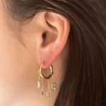 DIOR letter earrings - Image 8