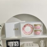 DIOR New series pink double cup and saucer set - Image 5