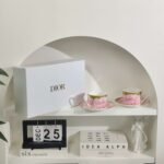 DIOR New series pink double cup and saucer set - Image 4