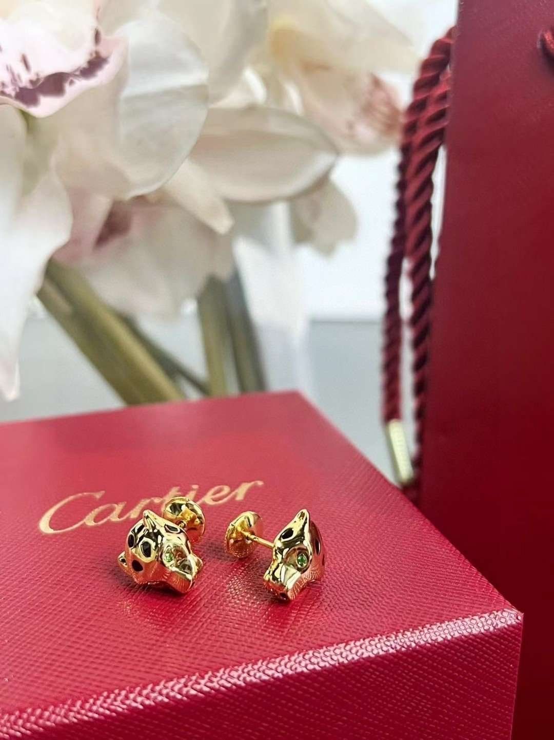 a1735904914309_7637.jpg Cartier cheetah earrings - Image 1
