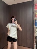YSL 2025 New style short-sleeved T-shirt with lettering logo - Image 7