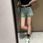 miumiu shorts with belt - Image 6