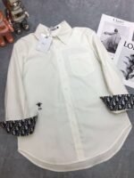 DIOR’s new women’s shirt CD embroidered with little bee logo - Image 5