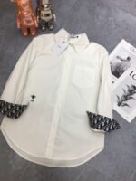 DIOR’s new women’s shirt CD embroidered with little bee logo - Image 3