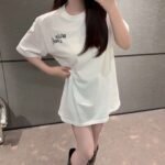 BALENCIAGA Balenciaga 25ss new graffiti short-sleeved T-shirt - Image 7