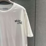 BALENCIAGA Balenciaga 25ss new graffiti short-sleeved T-shirt - Image 2
