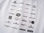 Balenciaga classic full logo collection print single-breasted casual long-sleeved shirt - Image 9