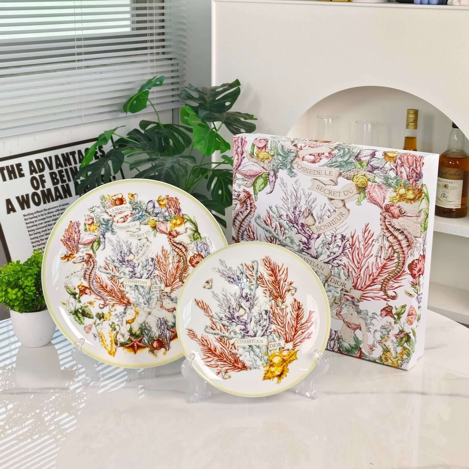 a1744794148338_7882-scaled-1.jpg DIOR HOMEIDEA【Seahorse】-Double tray Dior Maison is known for its “Undersea Wonders” - Image 1